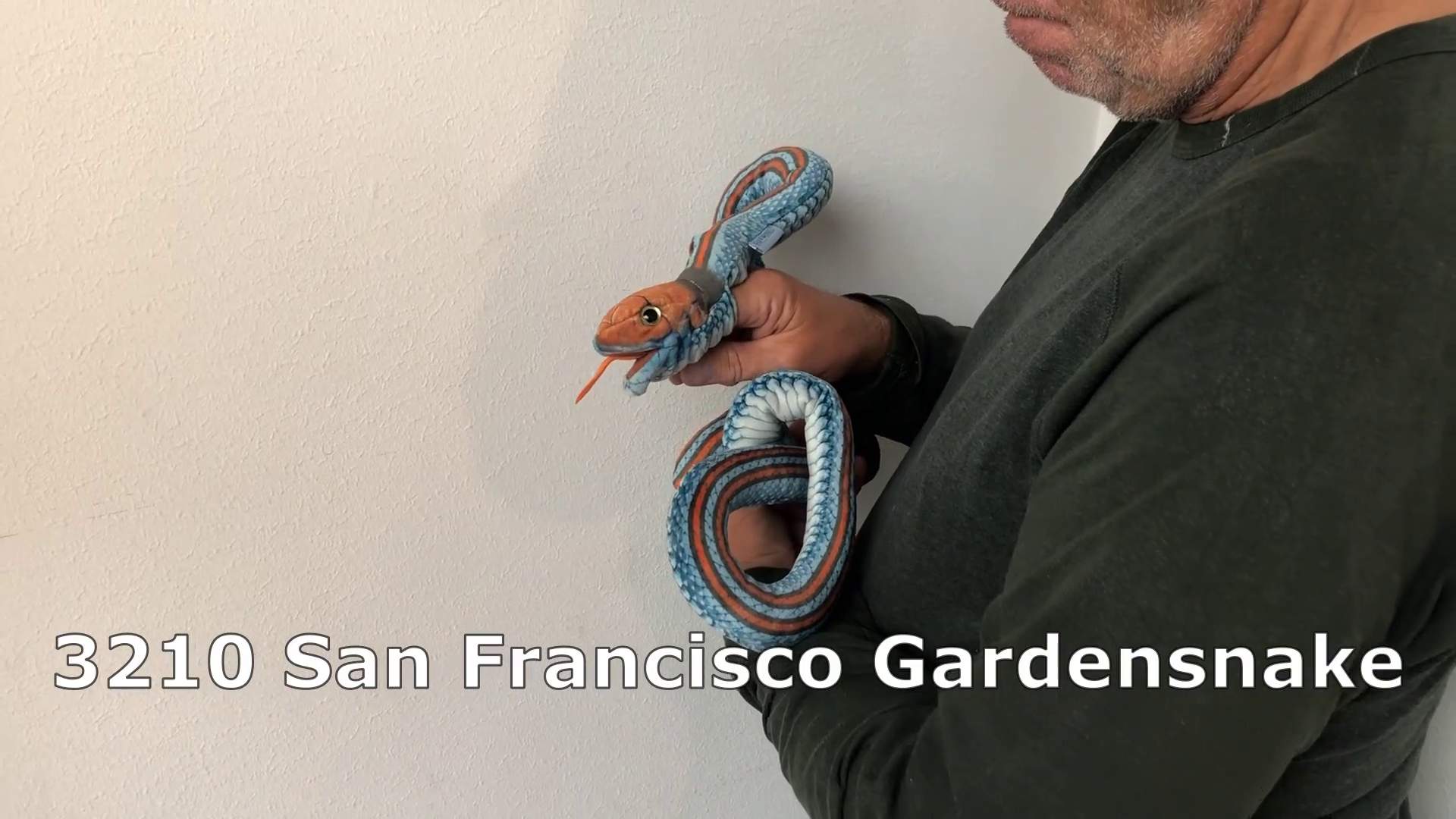 Folkmanis riesige Fingerpuppe Strumpfbandnatter Demo