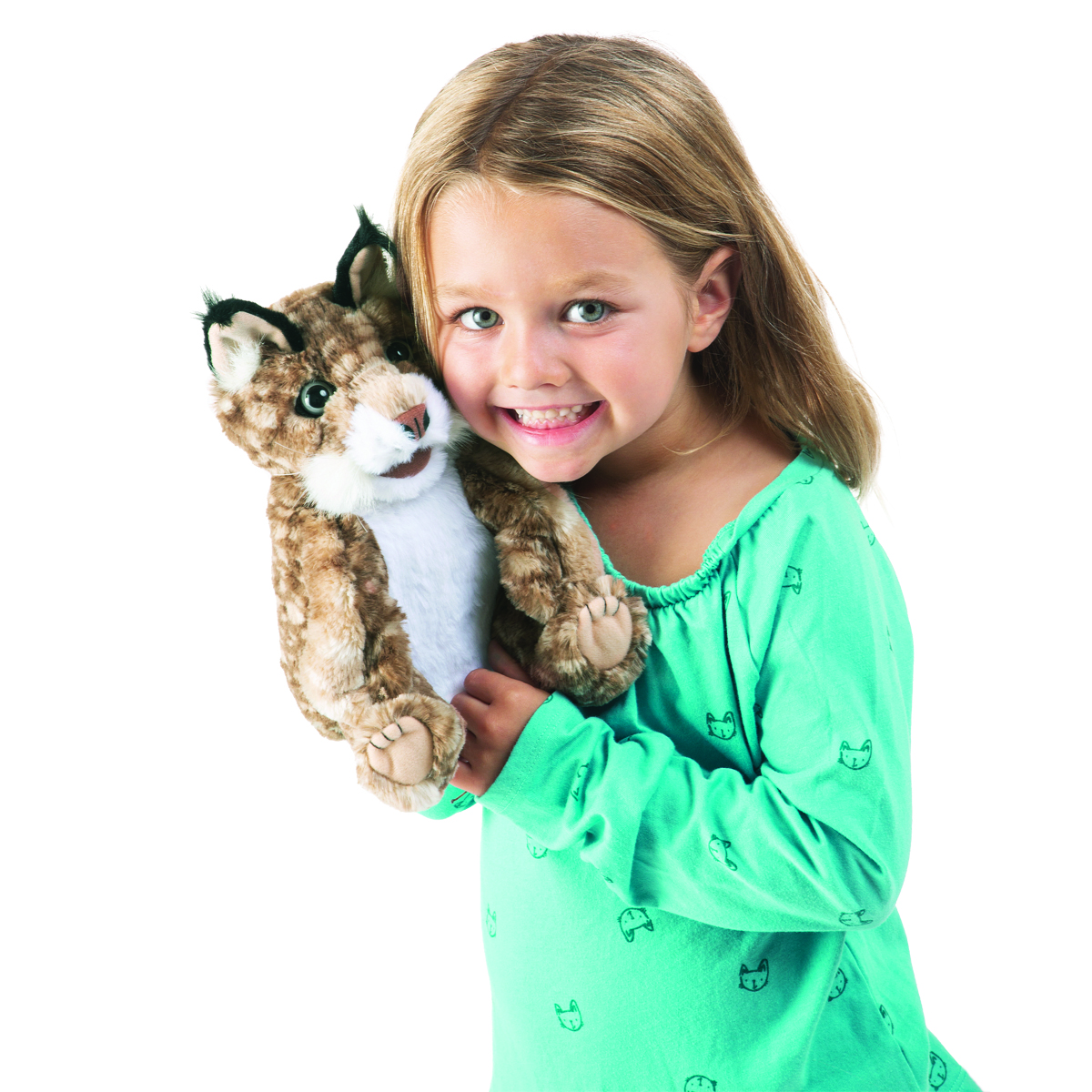 Folkmanis Bobcat Kitten Hand Puppet Folkmanis Bobcat Kitten Hand Puppet - Produktbild 5