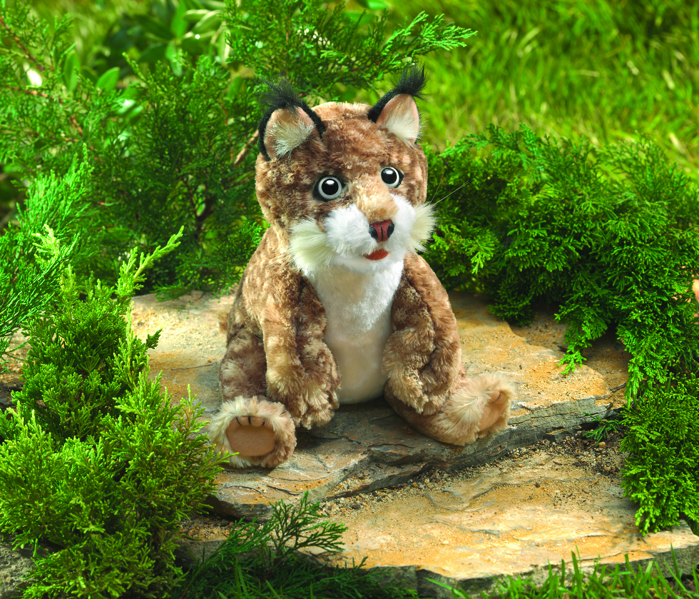 Folkmanis Bobcat Kitten Hand Puppet Folkmanis Bobcat Kitten Hand Puppet - Produktbild 3