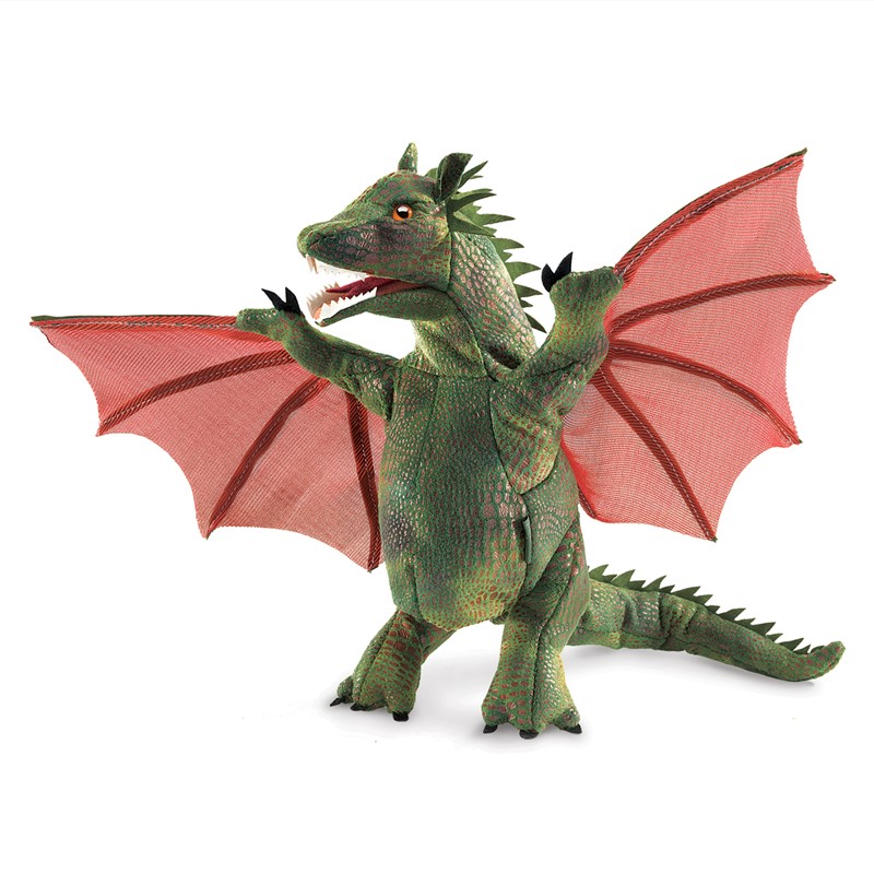 Folkmanis Winged Dragon Hand Puppet Folkmanis Winged Dragon Hand Puppet