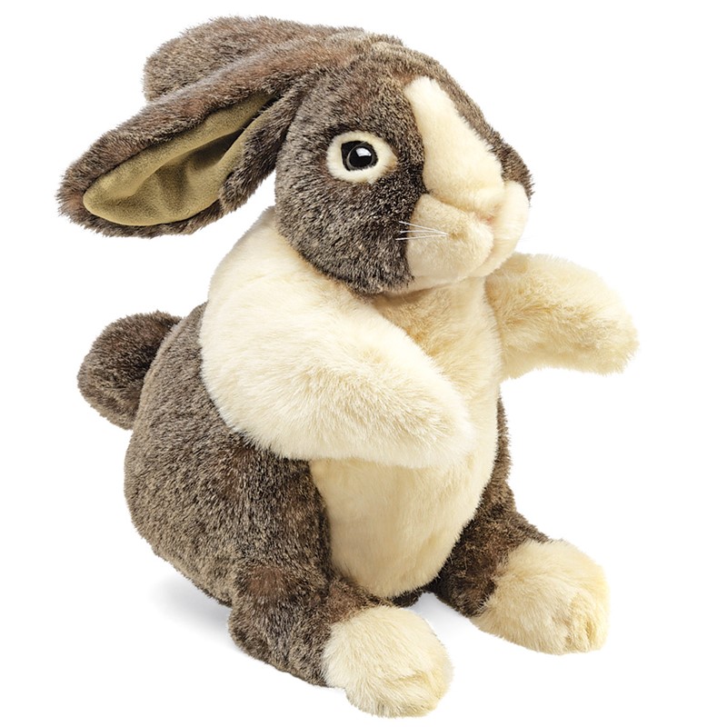 Folkmanis hand puppet Dutch rabbit