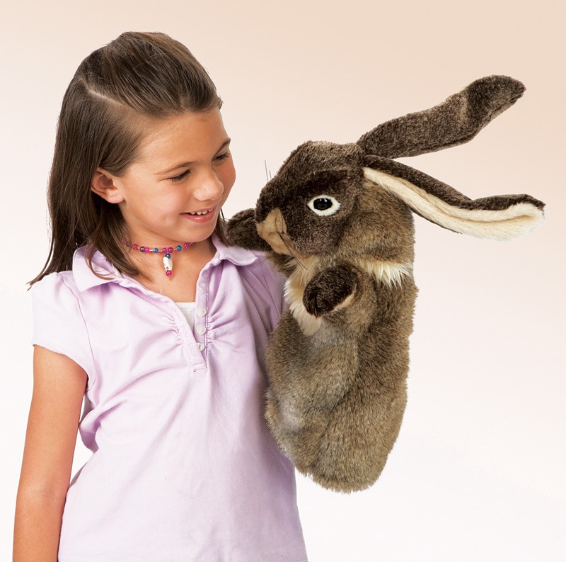 Folkmanis Rabbit Hand Puppet (Stage Puppet) Folkmanis Rabbit Hand Puppet (Stage Puppet) - Produktbild 3