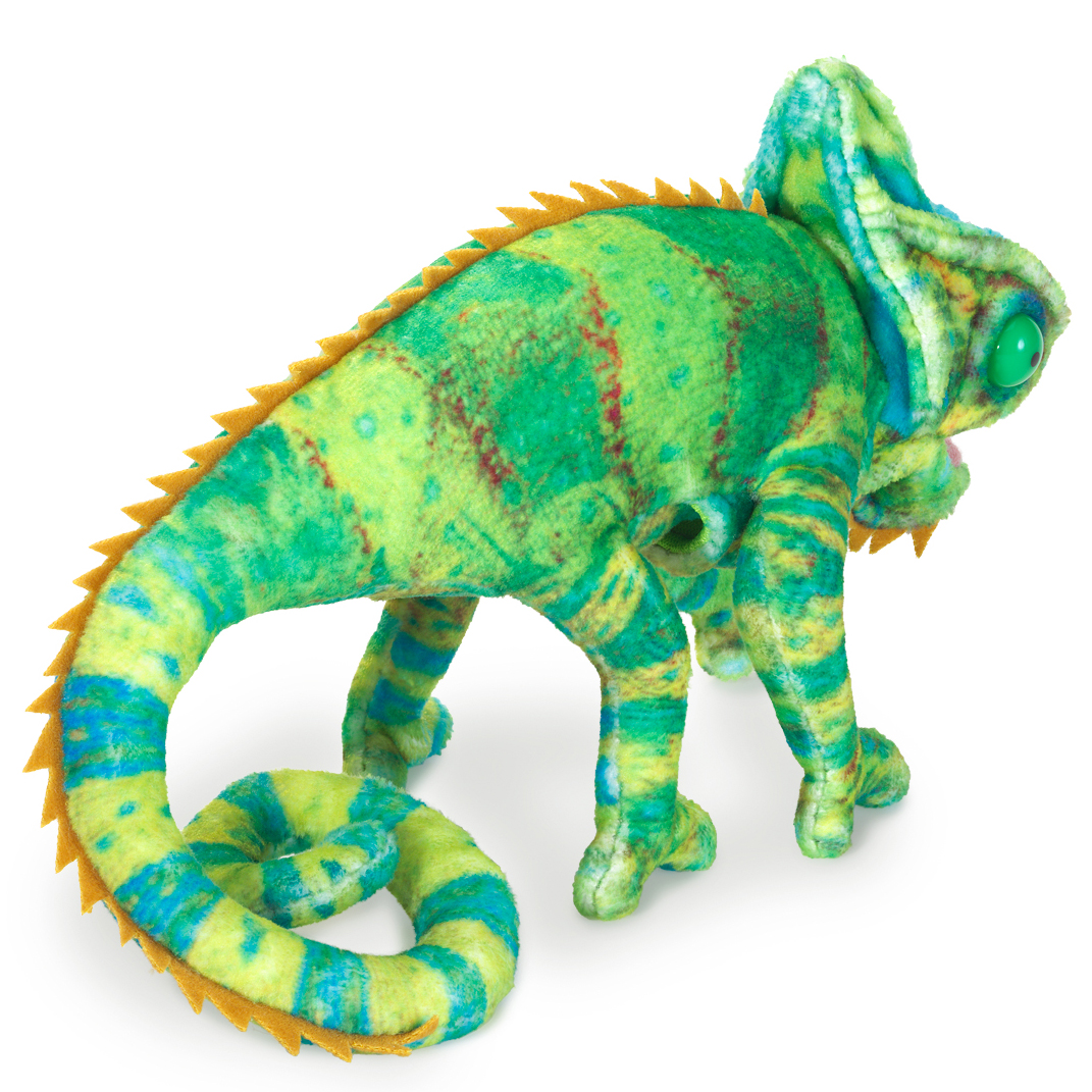 Folkmanis Mini Chameleon Finger Puppet Folkmanis Mini Chameleon Finger Puppet - Produktbild 3