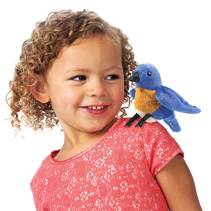 Folkmanis Fingerpuppe mini Hüttensänger-Vogel (blau) Folkmanis Fingerpuppe mini Hüttensänger-Vogel (blau) - Produktbild 3