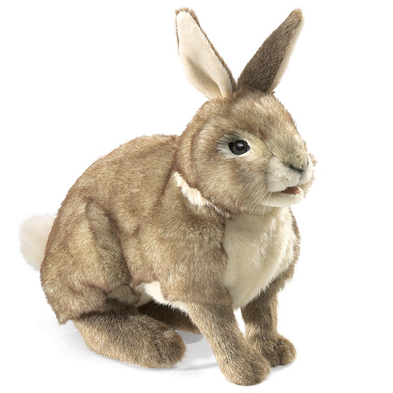 Folkmanis Cottontail Rabbit Hand Puppet Folkmanis Cottontail Rabbit Hand Puppet