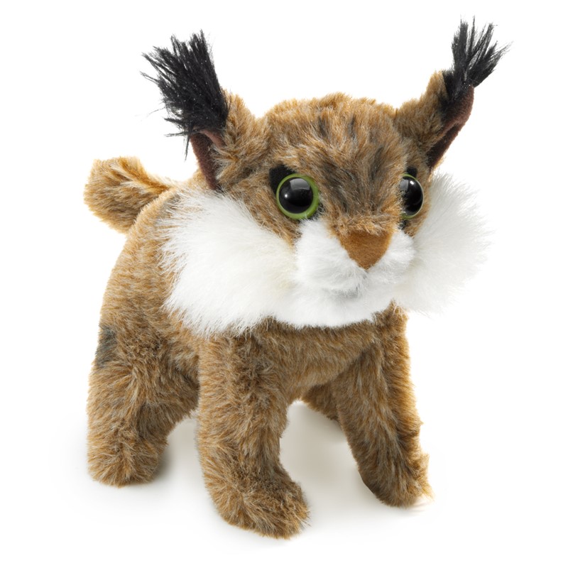 Folkmanis Mini Bobcat Finger Puppet Folkmanis Mini Bobcat Finger Puppet - Produktbild 2