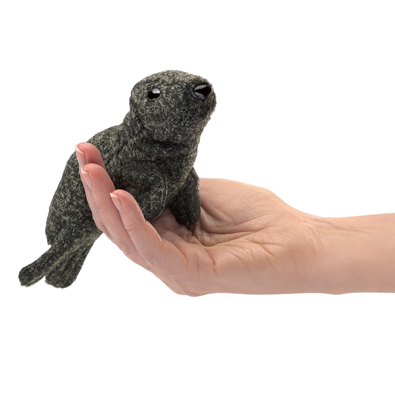 Folkmanis Fingerpuppe mini Robbe