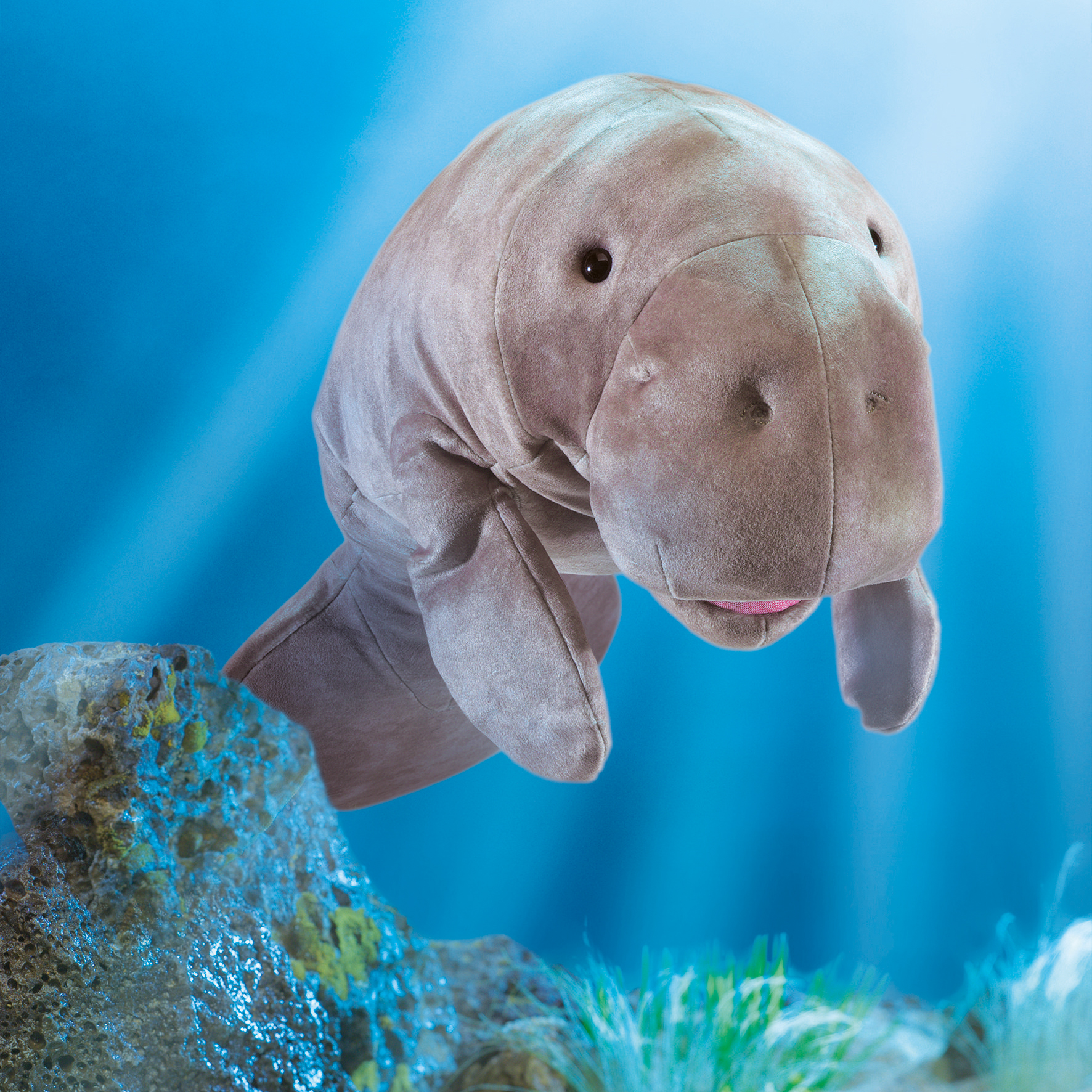 Folkmanis Manatee Hand Puppet Folkmanis Manatee Hand Puppet - Produktbild 3