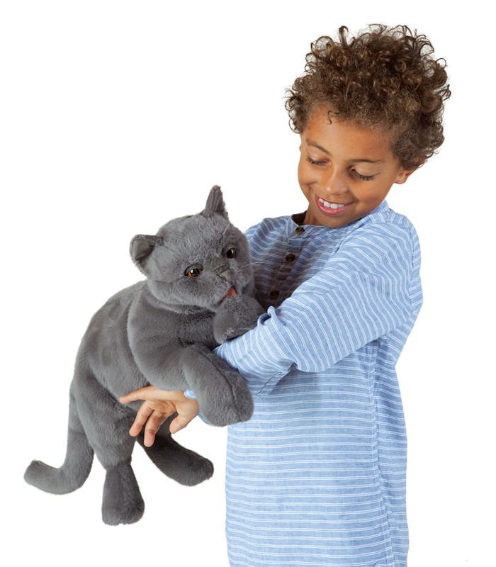 Folkmanis Handpuppe schnurrende Katze Folkmanis Handpuppe schnurrende Katze - Produktbild 5