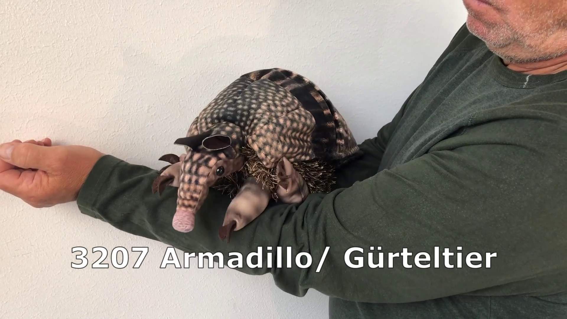 Video 1: Folkmanis Handpuppe Gürteltier
