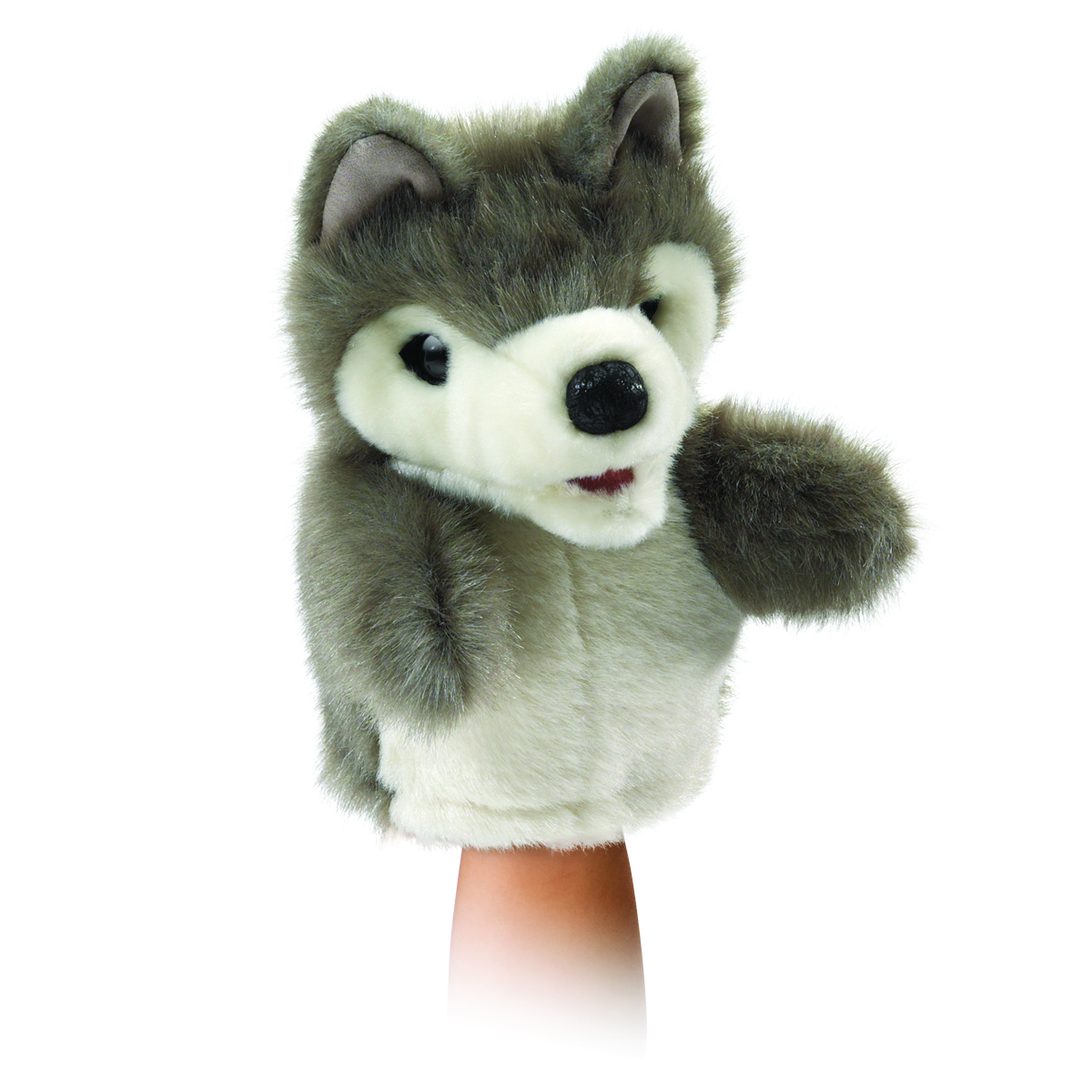 Folkmanis Handpuppe kleiner Wolf (kleine Stage Puppet) Folkmanis Handpuppe kleiner Wolf (kleine Stage Puppet) - Produktbild 2