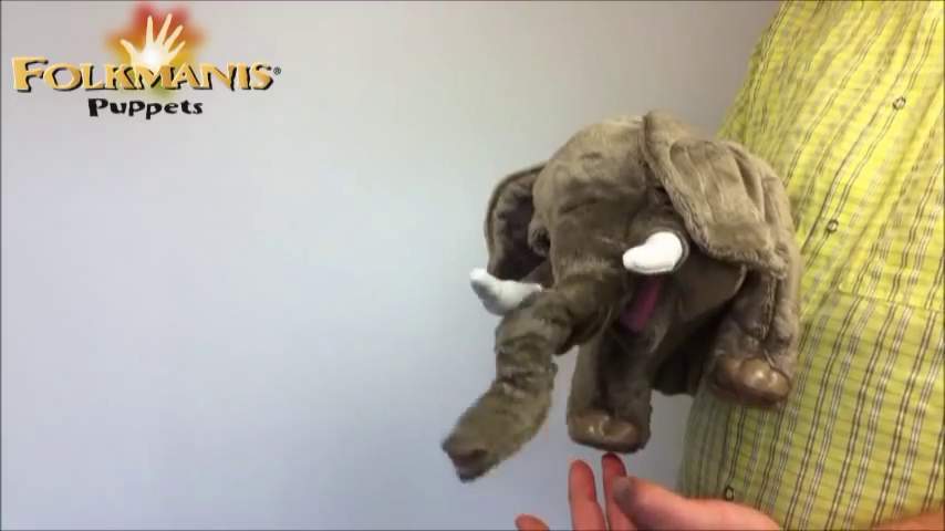 Video 2: Folkmanis Elephant Hand Puppet (Stage Puppet)