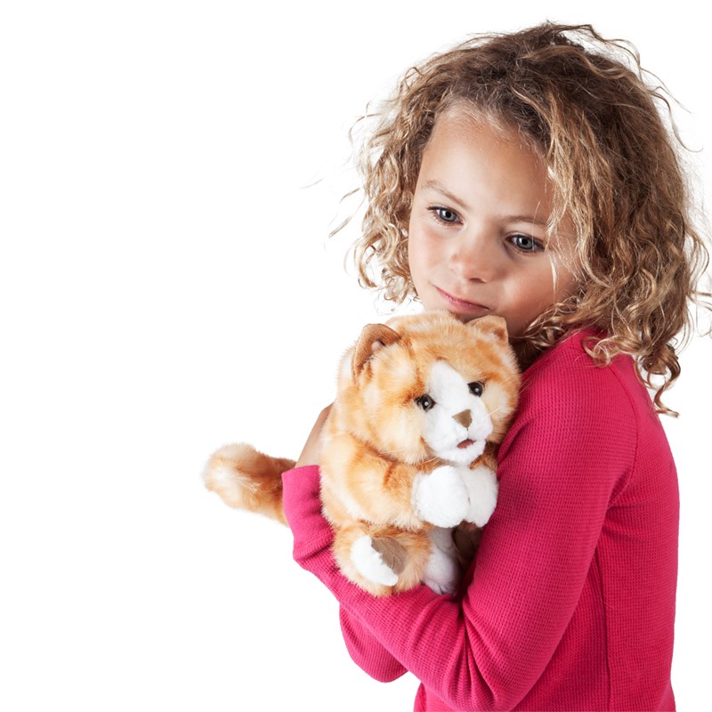 Folkmanis Handpuppe Kätzchen orange-braun Folkmanis Handpuppe Kätzchen orange-braun - Produktbild 4