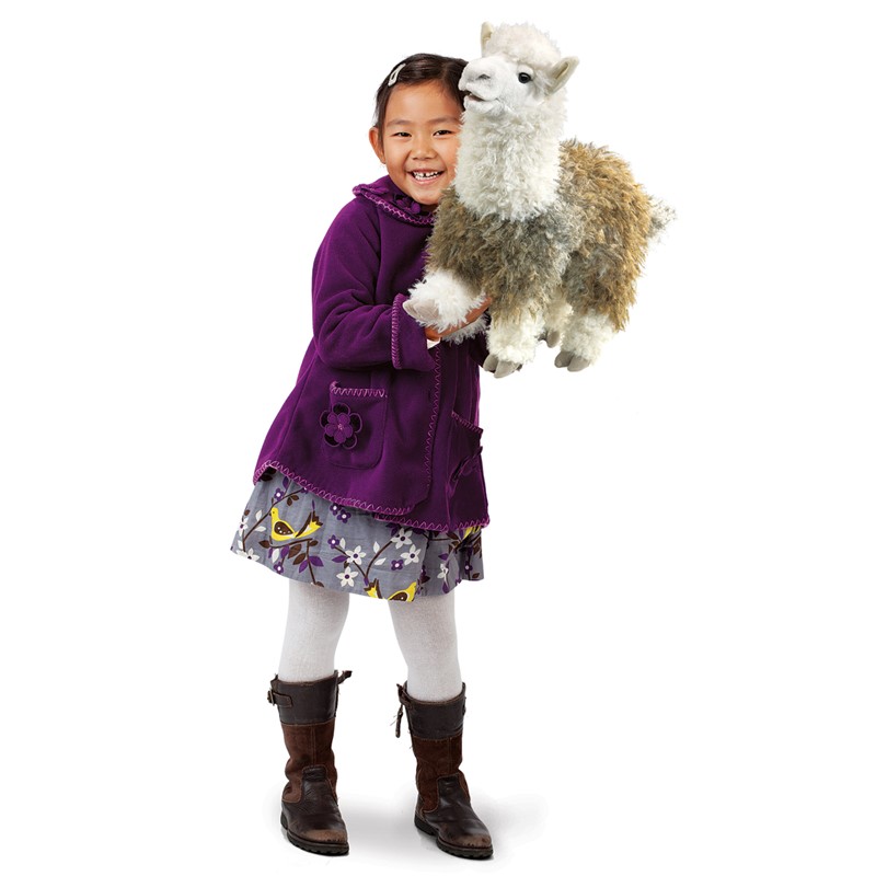 Folkmanis Handpuppe Alpaka Folkmanis Handpuppe Alpaka - Produktbild 4