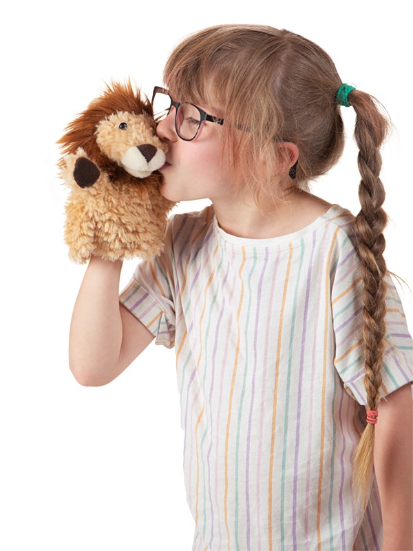 Folkmanis Little Lion Hand Puppet (Small Stage Puppet) Folkmanis Little Lion Hand Puppet (Small Stage Puppet) - Produktbild 3