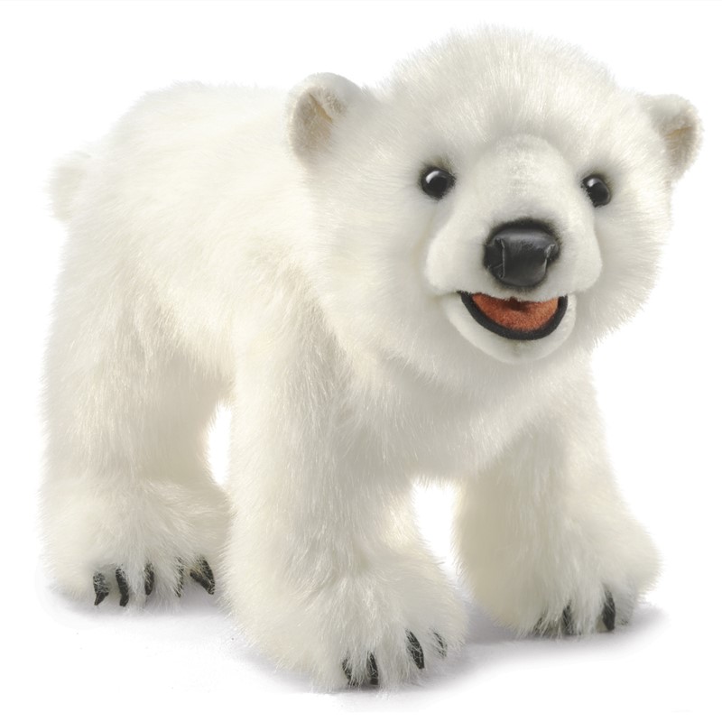 Folkmanis Handpuppe Eisbärenjunges Folkmanis Handpuppe Eisbärenjunges