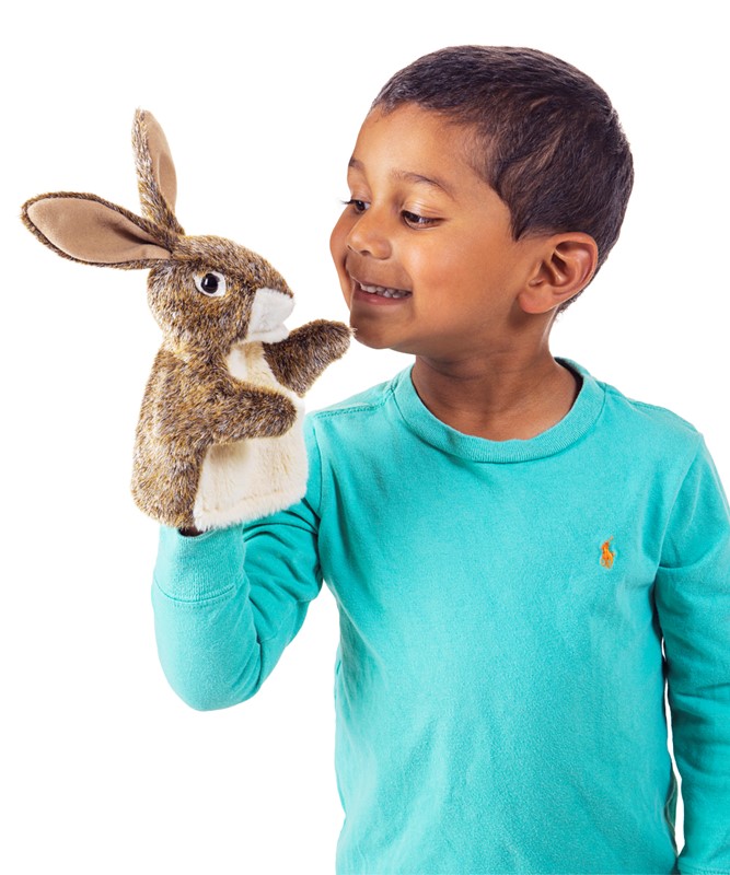 Folkmanis Handpuppe kleiner Hase (kleine Stage Puppet) Folkmanis Handpuppe kleiner Hase (kleine Stage Puppet) - Produktbild 3