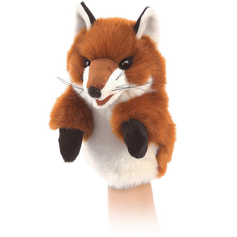 Folkmanis hand puppet little fox (small stage puppet)
