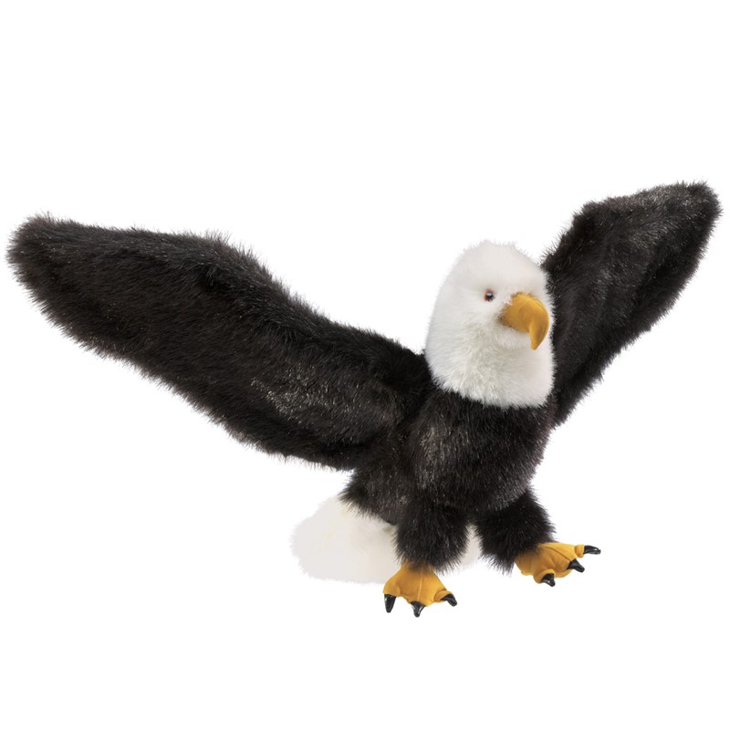 Folkmanis hand puppet bald eagle