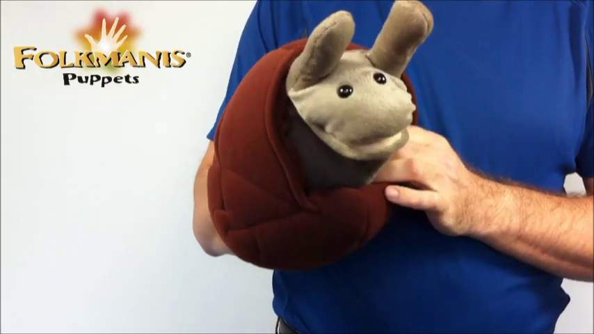 Video 2: Folkmanis Handpuppe Schnecke