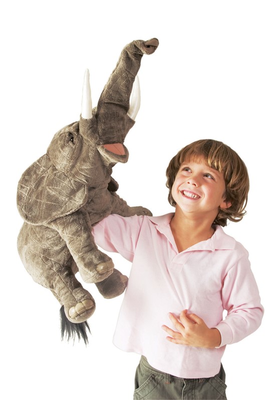 Folkmanis Handpuppe Elefant Folkmanis Handpuppe Elefant - Produktbild 5