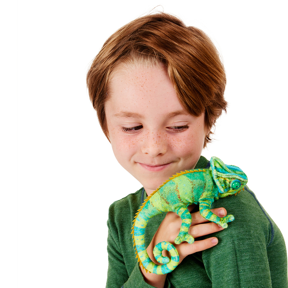 Folkmanis Mini Chameleon Finger Puppet Folkmanis Mini Chameleon Finger Puppet - Produktbild 5