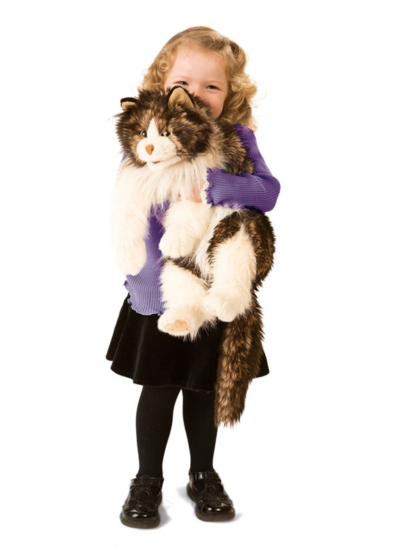 Folkmanis Handpuppe wuschelige Katze Folkmanis Handpuppe wuschelige Katze - Produktbild 4