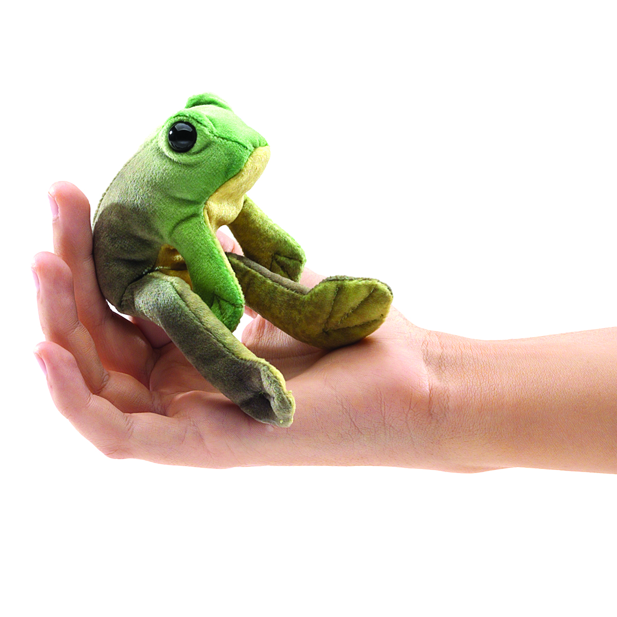 Folkmanis finger puppet mini sitting frog