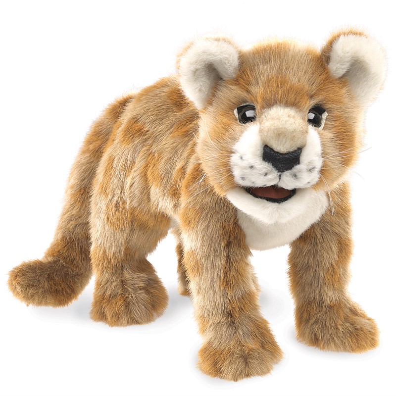 Folkmanis hand puppet African lion cub