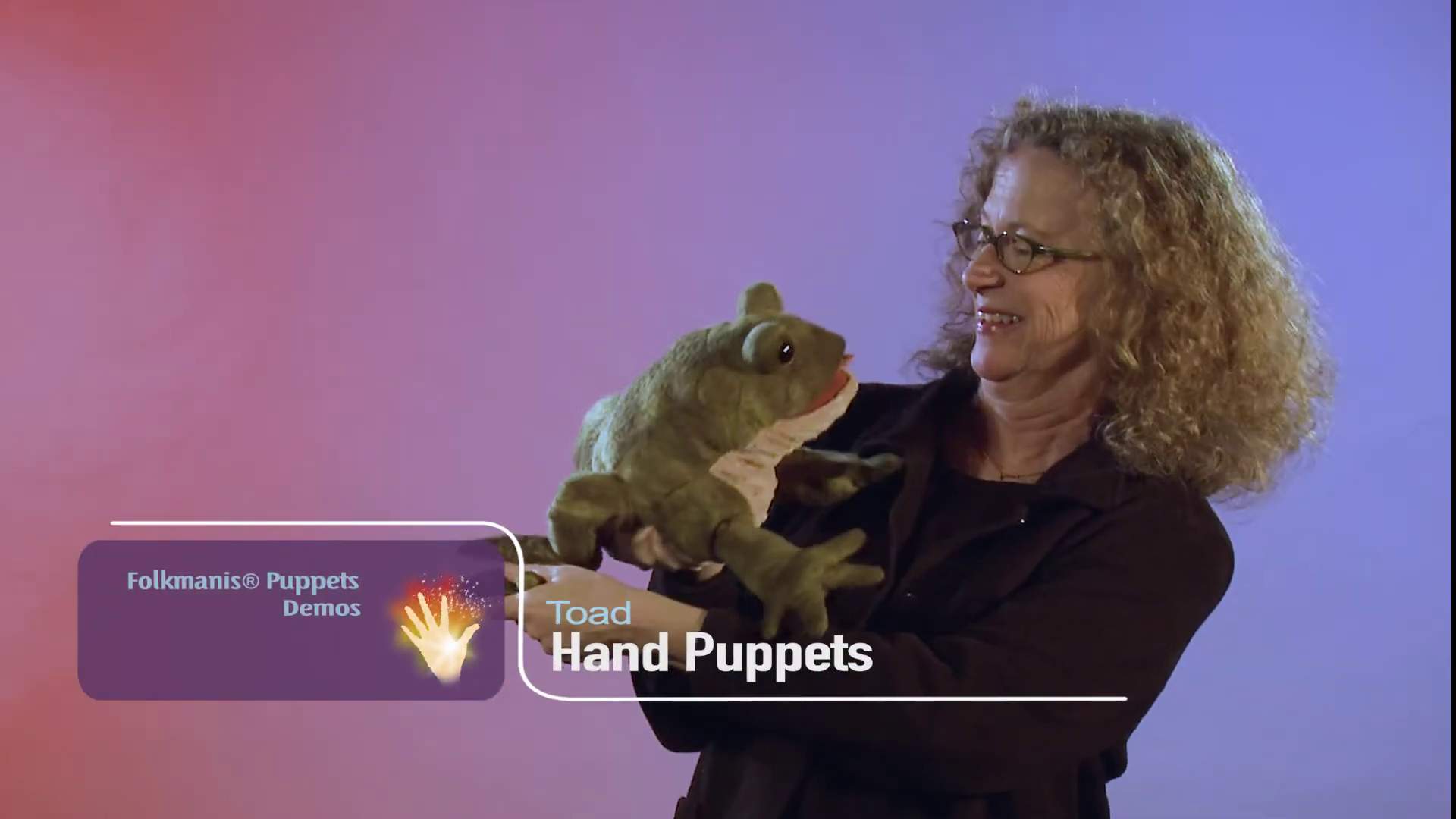Video 1: Folkmanis Handpuppe Kröte