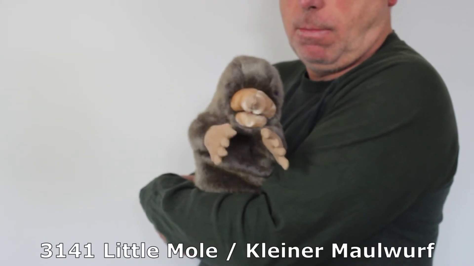 Video 1: Folkmanis Handpuppe kleiner Maulwurf (kleine Stage Puppet)