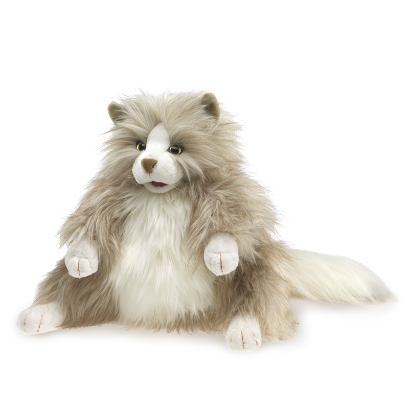 Folkmanis Fluffy Cat Hand Puppet Folkmanis Fluffy Cat Hand Puppet