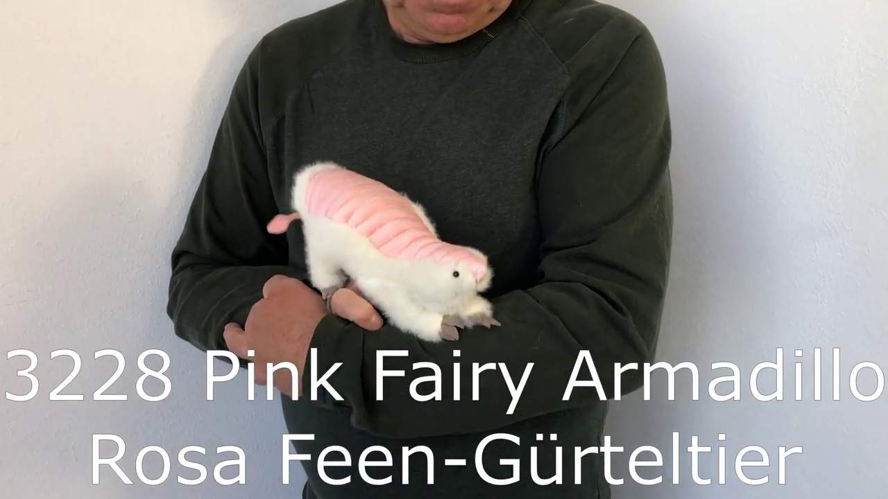 Video 1: Folkmanis Handpuppe rosa Feen-Gürteltier 