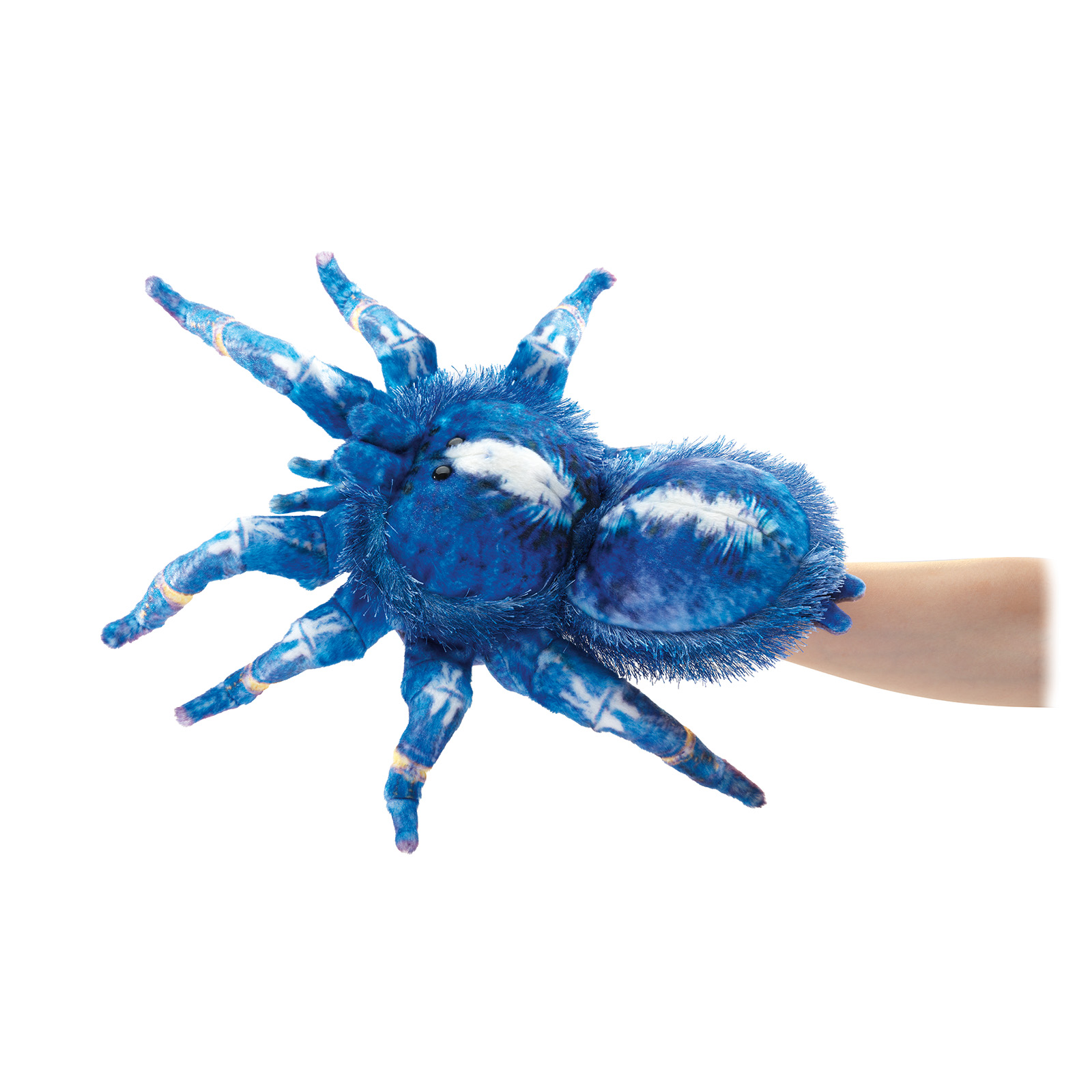 Folkmanis Handpuppe Blaue Ornament-Vogelspinne Folkmanis Handpuppe Blaue Ornament-Vogelspinne - Produktbild 2