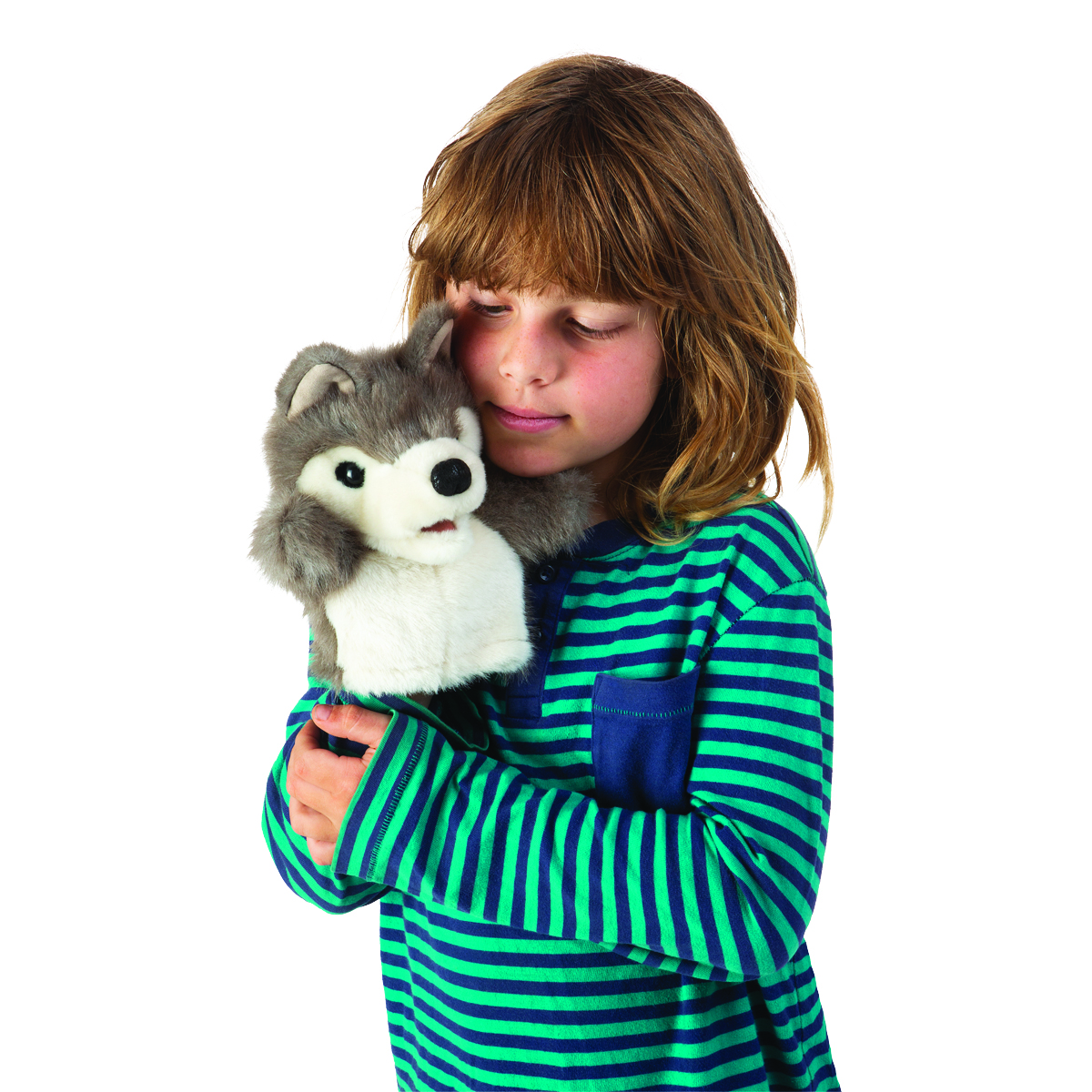 Folkmanis Handpuppe kleiner Wolf (kleine Stage Puppet) Folkmanis Handpuppe kleiner Wolf (kleine Stage Puppet) - Produktbild 4