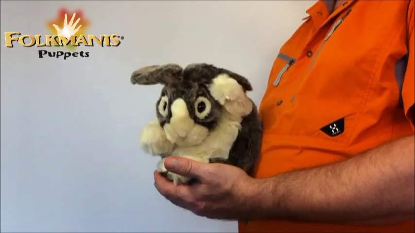 Video 2: Folkmanis Handpuppe Hase (Holländer)