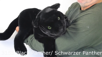 Folkmanis Black Panther Hand Puppet Demo