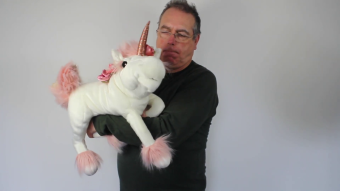 Folkmanis Handpuppe Einhorn Demo 2