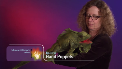Video 1: Folkmanis Handpuppe Leguan