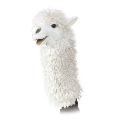 Folkmanis Alpaca Hand Puppet (Stage Puppet)