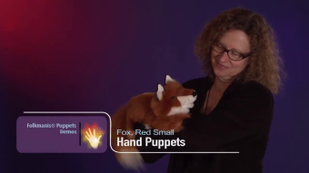 Folkmanis Handpuppe kleiner Rotfuchs Demo