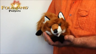 Folkmanis Handpuppe kleiner Rotfuchs Demo 2