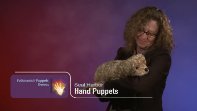 Folkmanis Harbor Seal Hand Puppet Demo