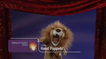 Folkmanis Handpuppe Löwe (Stage Puppet) Demo