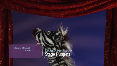 Video 1: Folkmanis Handpuppe Zebra (Stage Puppet)