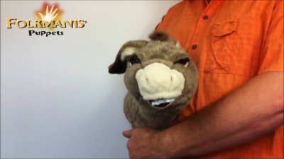 Video 2: Folkmanis Handpuppe Esel (Stage Puppet)