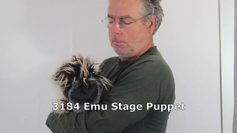 Folkmanis Handpuppe Emu (Stage Puppet) Demo