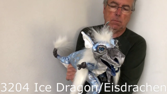 Folkmanis Handpuppe Eisdrache Demo 2