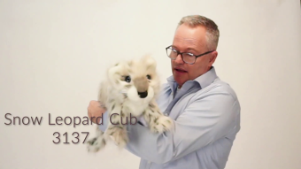 Folkmanis Handpuppe Baby Schneeleopard Demo 2