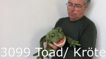 Folkmanis Handpuppe Kröte Demo 2
